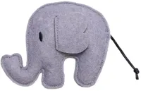 Beeztees kattenspeelgoed Jungle olifant Noddi vilt 15x8x2.5cm grijs