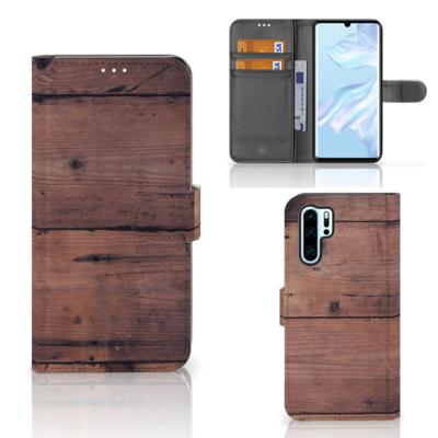 Huawei P30 Pro | Book Style Case | Old Wood