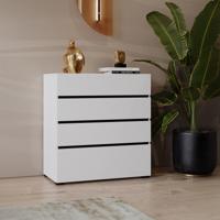 Home365 Ladekast Crotone - Wit - 4 Lades