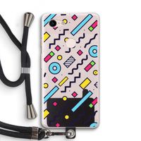 8-bit N°8: Pixel 3 XL Transparant Hoesje met koord