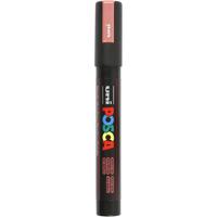 Uni-Posca Posca marker, afm pc-5m, lijndikte 2,5 mm, medium, rood metallic, 1 stuk