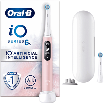 Oral-B iO Series 6S Pink Elektrische Tandenborstel Oral-B iO Series 6S Pink Elektrische Tandenborstel