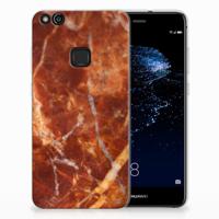 Huawei P10 Lite | TPU | Siliconen hoesje | Marmer Bruin