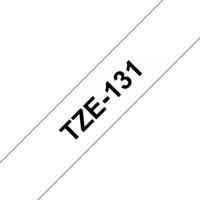 Brother TZe-131 Labeltape Tapekleur: Transparant Tekstkleur: Zwart 12 mm 8 m