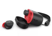 Philips TAA5508BK/00 hoofdtelefoon/headset True Wireless Stereo (TWS) In-ear Oproepen/muziek Bluetooth Zwart, Rood