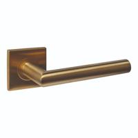 Intersteel Deurkruk Q 04 op rozet verdekt 53x53x6mm PVD messing mat Intersteel Deurkruk Q 04 op rozet verdekt 53x53x6mm PVD messing mat