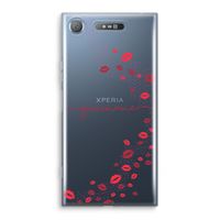 Kusjes: Sony Xperia XZ1 Transparant Hoesje