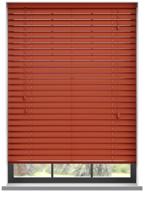 Aluminium jaloezie met koord - Rood Mat
