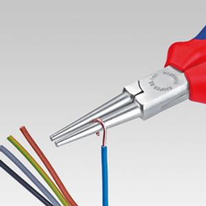 Knipex 30 21 140 Elektronica en fijnmechanica Platte rondbektang Recht 140 mm