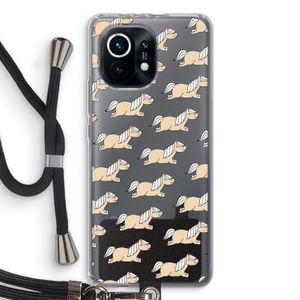 Ponys: Xiaomi Mi 11 Transparant Hoesje met koord