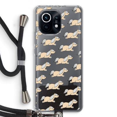 Ponys: Xiaomi Mi 11 Transparant Hoesje met koord