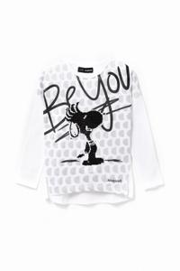 Snoopy T-shirt met omkeerbare pailletten - WHITE - 7/8