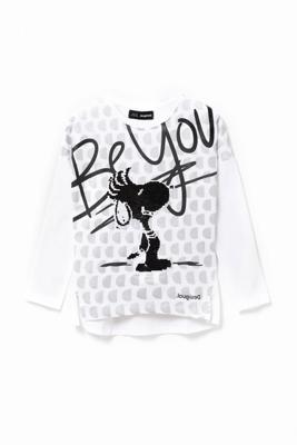 Snoopy T-shirt met omkeerbare pailletten - WHITE - 7/8