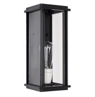 KS Verlichting Stijlvolle buitenlampCapital 35cm zwart - 6602