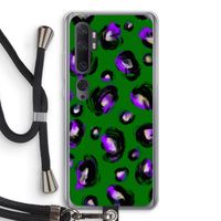 Green Cheetah: Xiaomi Mi Note 10 Transparant Hoesje met koord Green Cheetah: Xiaomi Mi Note 10 Transparant Hoesje met koord