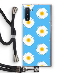 Margrietjes: Samsung Galaxy Note 10 Transparant Hoesje met koord