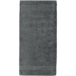 Cawö Cawö Noblesse 2 Uni Handdoek Antraciet 50x100