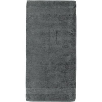Cawö Cawö Noblesse 2 Uni Handdoek Antraciet 50x100
