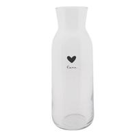 Clayre & Eef Karaf 1000 ml Glas Hart Love Waterkan