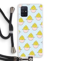 Citroenen: Samsung Galaxy A71 Transparant Hoesje met koord Citroenen: Samsung Galaxy A71 Transparant Hoesje met koord