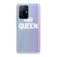 Queen zwart: Xiaomi 11T Pro Transparant Hoesje