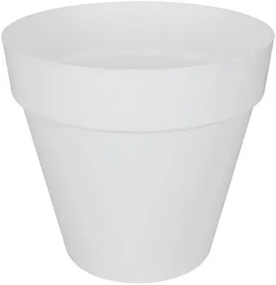Elho loft urban bloempot rond 30 cm wit