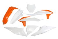 UFO PLAST kappenset trim kit ufo ktm oem orange/ white
