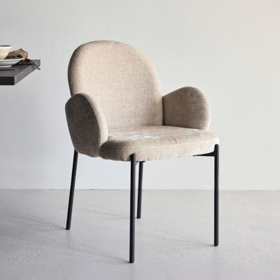 Nohr Eetkamerstoel 'Katisha' Linnenlook, kleur Beige