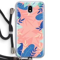 Tropisch: Samsung Galaxy J5 (2017) Transparant Hoesje met koord