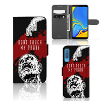 Samsung Galaxy A7 (2018) Portemonnee Hoesje Zombie Blood - thumbnail
