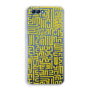 Majorelle Blue Print: Honor 10 Transparant Hoesje