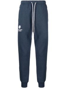 AAPE BY *A BATHING APE® pantalon de jogging à patch logo - Bleu