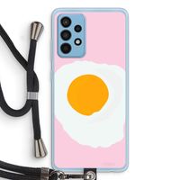 Sunny side up: Samsung Galaxy A52 Transparant Hoesje met koord