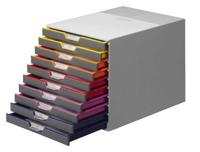 Ladenbox durable varicolor 10 laden grijs