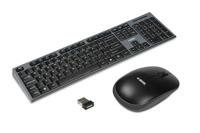 iBox IKMS606W toetsenbord RF Draadloos Engels Zwart