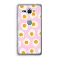 Dancing eggs: Sony Xperia XZ2 Compact Transparant Hoesje