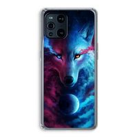 Where Light And Dark Meet: Oppo Find X3 Pro Transparant Hoesje