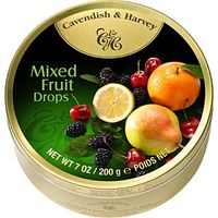 Cavendish & Harvey Cavendish En Harvey Mixed Fruit Drops 200 Gram