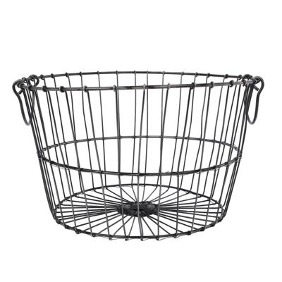 Diversen Mand jill grijs metaal rond 28x28x18cm