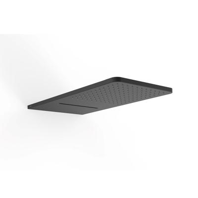 Hoofddouche Tres Exclusive | 55x28 cm | Met waterval | Rechthoek | Zwart mat