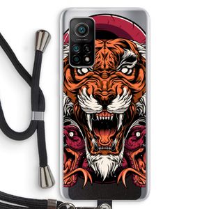 Tiger and Rattlesnakes: Xiaomi Mi 10T 5G Transparant Hoesje met koord