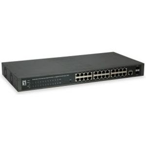 LevelOne GEP-2652 Managed L2 Gigabit Ethernet (10/100/1000) Grijs Power over Ethernet (PoE)