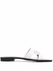 Karl Lagerfeld claquettes Skoot II Karl Kut-out - Blanc