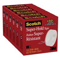 Scotch plakband Super Hold, ft 19 mm x 25,4 m, pak van 6 rollen
