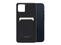 Mobilize Mobilize Rubber Gelly Card Case Apple iPhone 13 Mini Matt Black