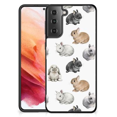 Dierenprint Telefoonhoesje voor Samsung Galaxy S21 Konijntjes Dierenprint Telefoonhoesje voor Samsung Galaxy S21 Konijntjes