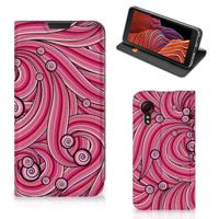 Samsung Galaxy Xcover 5 | Bookcase | Swirl Pink
