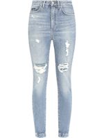 Dolce & Gabbana jean skinny Audrey à effet usé - Bleu - thumbnail