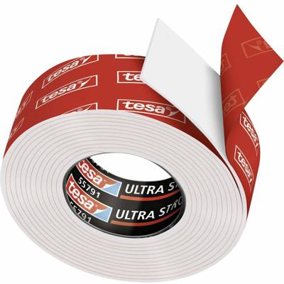 Tesa Powerbond montagetape - extra sterk - 19 mm x 1,5 m - Dubbelzijdige tape - Klustape