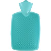 Warm water kruik - kunststof kruik - zonder hoes - aqua - 1,8 liter